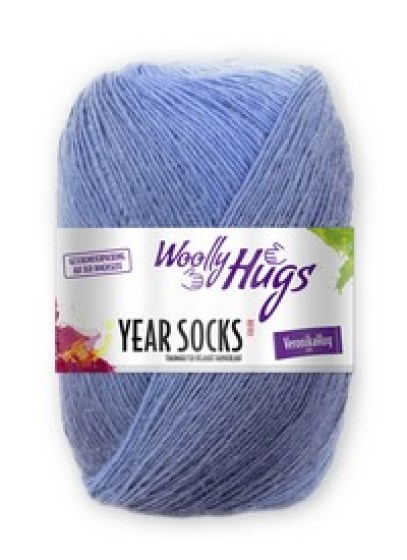 Year Socks 100g blau 07